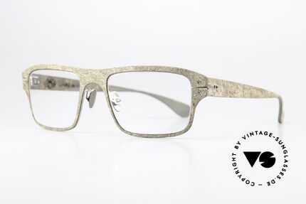 Lucas de Stael Petrus P11 Genuine Cow Leather + Stone, incredibly made of metal, stone and leather; vertu!, Made for Men