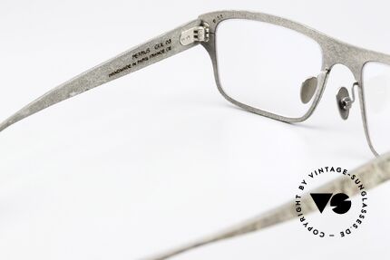 Lucas de Stael Petrus P11 Genuine Cow Leather + Stone, color code 03: Pearl schist / Medium gray cow leather, Made for Men