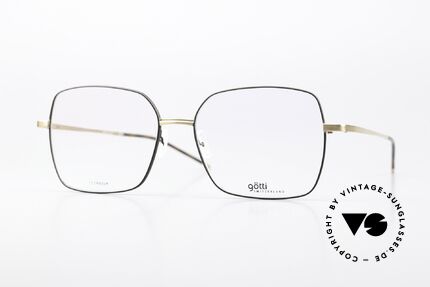 Götti Daria Beautiful Titanium Eyewear, Götti / Goetti glasses Daria, BRM-G in size 53/15, Made for Women