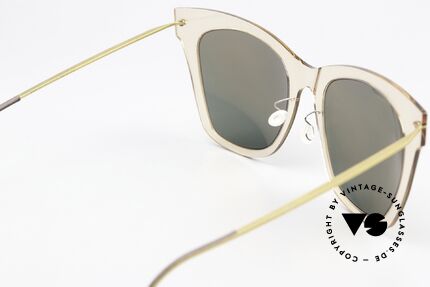 Lindberg 8318 NOW Transparent And Mirrored, unworn designer piece with orig. Lindberg case, Made for Women