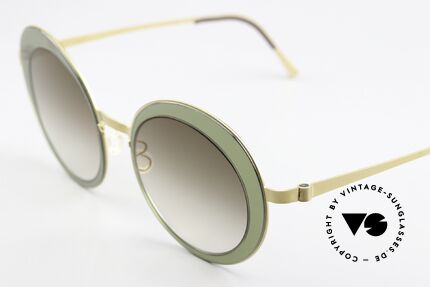 Lindberg 8401 NOW Stylish Ladies Sunglasses, wafer-thin, ultra-light, semi-transparent front, Made for Women