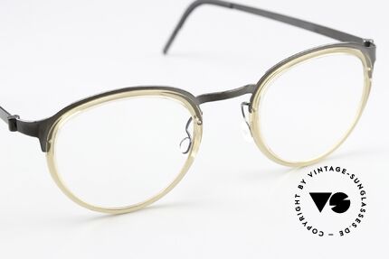 Lindberg 4509 MøF Titanium snap-in/snap-out system, model 4509, in size 49/23, 145mm temples; color PU9, Made for Men and Women