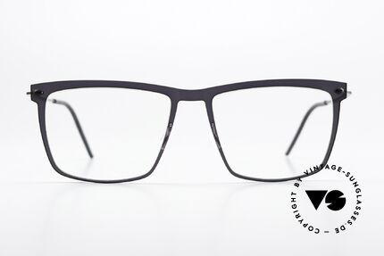 Lindberg 6515 NOW Angular Designer Eyewear, square model 6515, size 54/17, for ladies and gents, Made for Men and Women