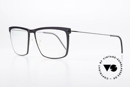 Lindberg 6515 NOW Angular Designer Eyewear, high quality composite material & titanium temples, Made for Men and Women