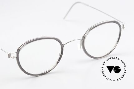 Lindberg Jackie Air Titan Rim Unisex Glasses Panto Style, unworn, NOS, with an original magnetic case by Lindberg, Made for Men and Women