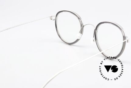 Lindberg Jackie Air Titan Rim Unisex Glasses Panto Style, orig. Lindberg DEMO lenses can be replaced optionally, Made for Men and Women