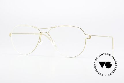 Lindberg Tilda Air Titan Rim Gold Titanium Frame Unisex Details