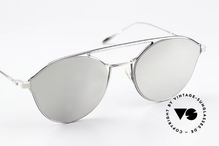 Yuichi Toyama US-016 Silver Mirrored Sun Lenses, unworn sunglasses from 2019 (for fashion lovers), Made for Women