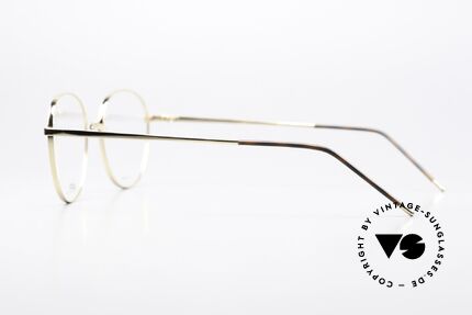 Götti Adil Round Titanium Frame Panto, unworn designer piece from 2019, with hard case, Made for Men and Women