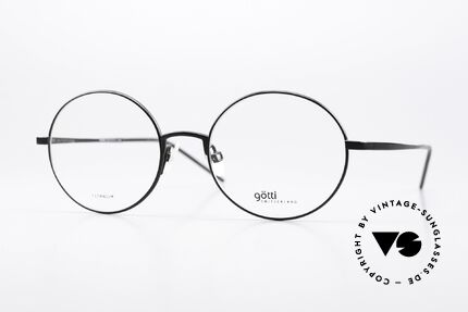 Götti August Round Titanium Glasses Details