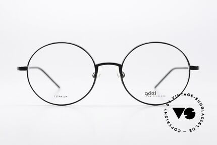 Götti August Round Titanium Glasses, round, light titanium frame, MADE IN JAPAN!, Made for Men and Women