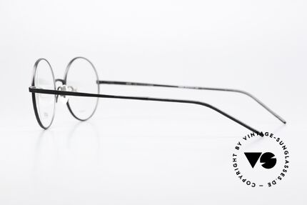 Götti August Round Titanium Glasses, unworn designer piece from 2014, with hard case, Made for Men and Women