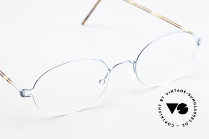 Lindberg York Air Titan Rim Oval Eyeglasses Titanium, unworn, NOS, with original magnetic case by Lindberg, Made for Men and Women