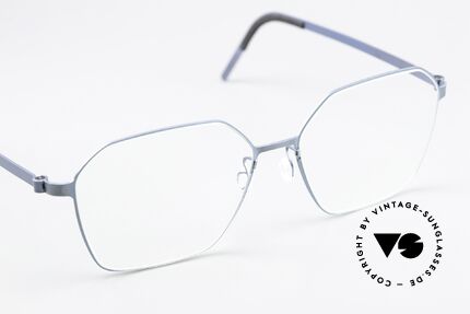 Lindberg 9624 Strip Titanium Ladies Glasses Titanium Teal, unworn, NOS, with an original hard case by Lindberg, Made for Women