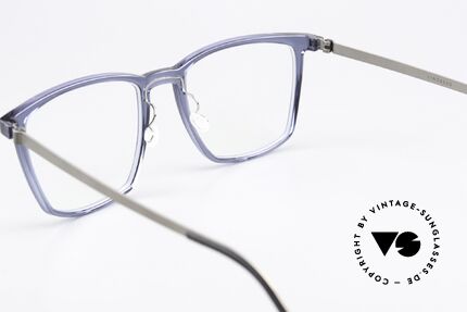 Lindberg 1260 54 Acetanium Large Vintage Frame Blue, this quality frame can of course be glazed as desired, Made for Men