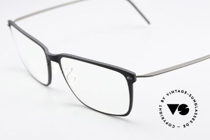 Lindberg 6505 NOW Matt Black And Dark Gray, color 10 = black / slate front with dark gray temples, Made for Men and Women