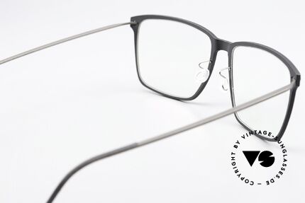 Lindberg 6505 NOW Matt Black And Dark Gray, unworn designer piece with original Lindberg case, Made for Men and Women