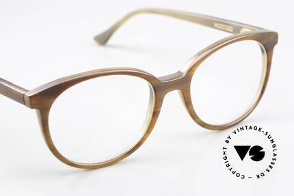Hoffmann 2274 Glasses Made Of Real Horn, the pure understatement (there is no brand logo at all), Made for Women