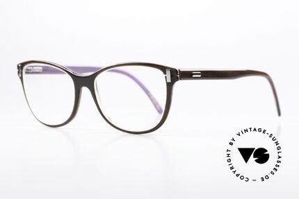 Hoffmann V7775 Colored Natural Horn Frame, V-Line = thinnest and lightest horn glasses, worldwide!, Made for Women
