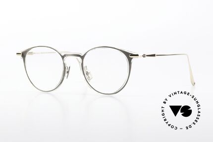 Yuichi Toyama Sarah Puristic Panto Eyeglasses, Yuichi Toyama eyeglasses, model Sarah, size 45/21, Made for Men and Women