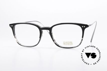 Clayton Franklin 764 Timless Eyewear Titanium, Clayton Franklin Spectacles, 764, size 50-19, 145, Made for Men and Women