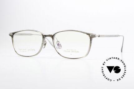 Frank Custom FT7191 Unisex Eyewear Titanium Details