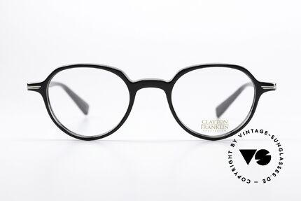Clayton Franklin 759 Black Frame Made In Japan, brand named after the inventor of bifocal glasses, Made for Men and Women