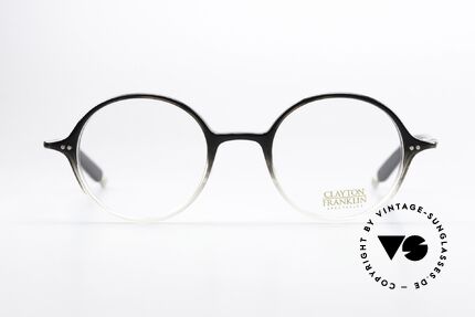 Clayton Franklin 735 Round Frame Made In Japan, brand named after the inventor of bifocal glasses, Made for Men and Women