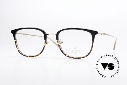 Clayton Franklin 615 Titan Frame Black Havana Details