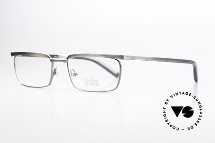Clayton Franklin 567 Antique Metal Brushed Frame, Benjamin Franklin (founding father of the USA), Made for Men and Women