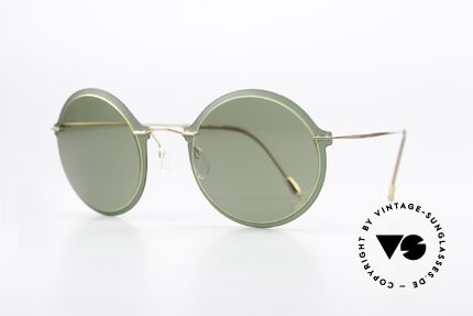 Silhouette 9908 Minimalist Sunglasses Round, based on that of the legendary Titan Minimal Art, Made for Men and Women