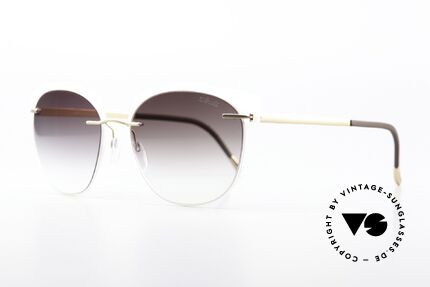 Silhouette 8702 Women's Sunglasses Titan, lightweight, minimalist sunglasses (only 14g), Made for Women