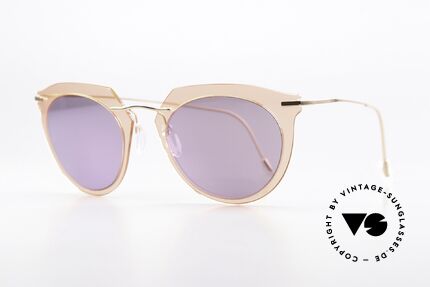 Silhouette 9909 Minimalist Sunglasses Pink, based on that of the legendary Titan Minimal Art, Made for Women