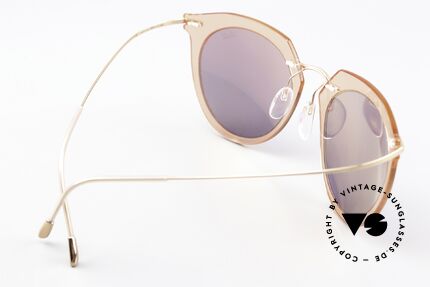 Silhouette 9909 Minimalist Sunglasses Pink, retro fashion with expressive futurism from 2017, Made for Women