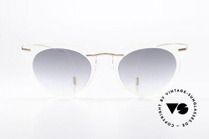 Silhouette 9909 Crystal Clear Sunglasses, mod. 9909 in collaboration with Arthur Arbesser, Made for Women