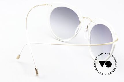 Silhouette 9909 Crystal Clear Sunglasses, retro fashion with expressive futurism from 2017, Made for Women