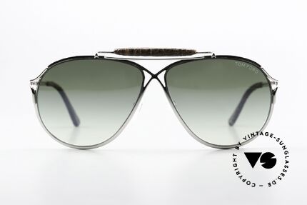 Tom Ford TF302 Alexander Crocodile Leather From Bolivia, costly LIMITED EDITION: 18KT white gold plated, Made for Men