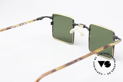 Robert Rüdger 0023 Insider Vintage Sunglasses, the futuristic metal frame fits optical (sun) lenses, too, Made for Men and Women