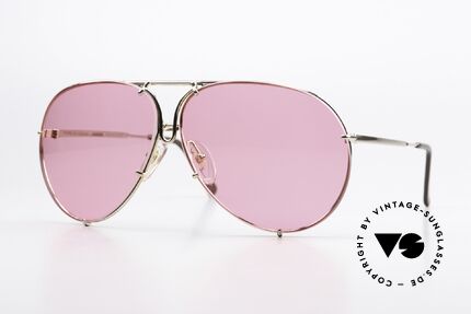 Porsche 5623 Uniquely Customized Pink, best-selling 80s vintage Porsche CARRERA sunglasses, Made for Men and Women