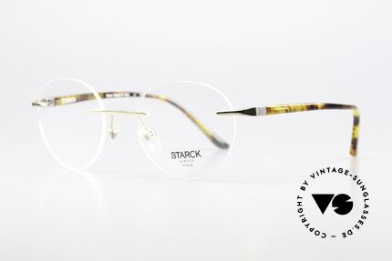 Starck Eyes SH2024 BioTech Rimless Glasses, innovation: temples have 360° freedom of movement, Made for Men and Women