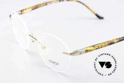 Starck Eyes SH2024 BioTech Rimless Glasses, idea inspired by the human shoulder joint / clavicle, Made for Men and Women