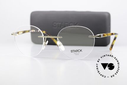 Starck Eyes SH2024 BioTech Rimless Glasses, Size: small, Made for Men and Women