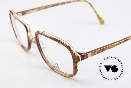 Dunhill 6162 1990's Men's Eyeglasses, ... a gold-plated metal inlay (the very best quality), Made for Men