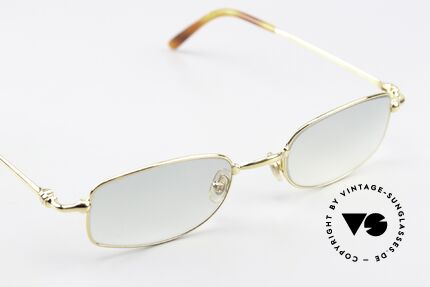 Cartier Sadir 22ct Thin Rim Collection, NO RETRO eyewear; old 90's original with orig. packing, Made for Men and Women