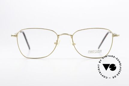 Matsuda 10131 Top Notch Gold Quality, extraordinary eyewear design from the early 1990's!, Made for Men and Women