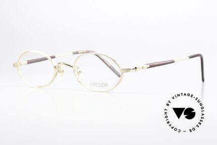 Matsuda 10116 Small Oval Vintage Frame, tangible TOP-NOTCH quality of all frame components!, Made for Men and Women