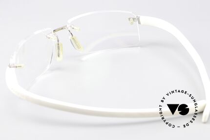 Tag Heuer 5201 Reflex Rimless Sports Eyewear, unworn, platinum-plated & with full packaging, Made for Men