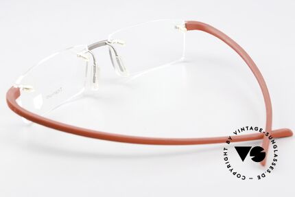 Tag Heuer 3110 Reflex Titanium Specs Rimless, unworn, titanium front, with full orig. packaging, Made for Men