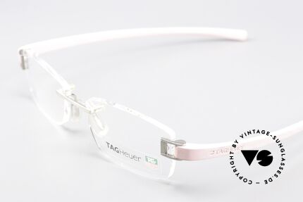 Tag Heuer 7107 Brushed Platinum Rosé, ideal wearing comfort (temples adapt to the face), Made for Men