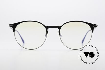 Tom Ford TF5548 Unisex Panto Designer Specs, very elegant and high-quality frame, made in Italy, Made for Men and Women